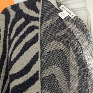 Mara Hoffman Zebra Cape Sweater